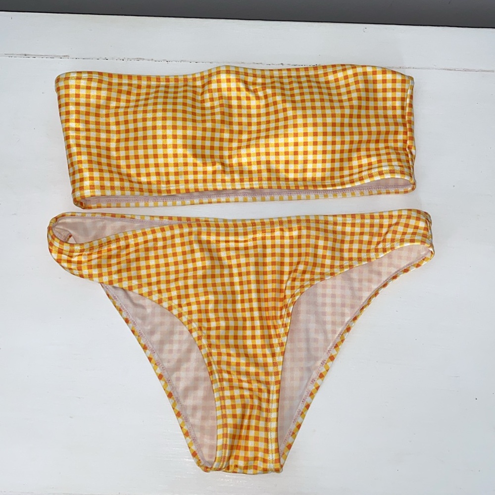 yellow bikini